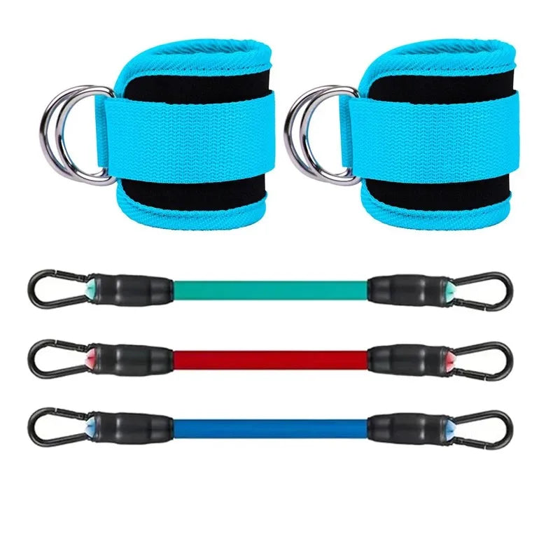 Adjustable Ankle Strap & Resistance Band Set