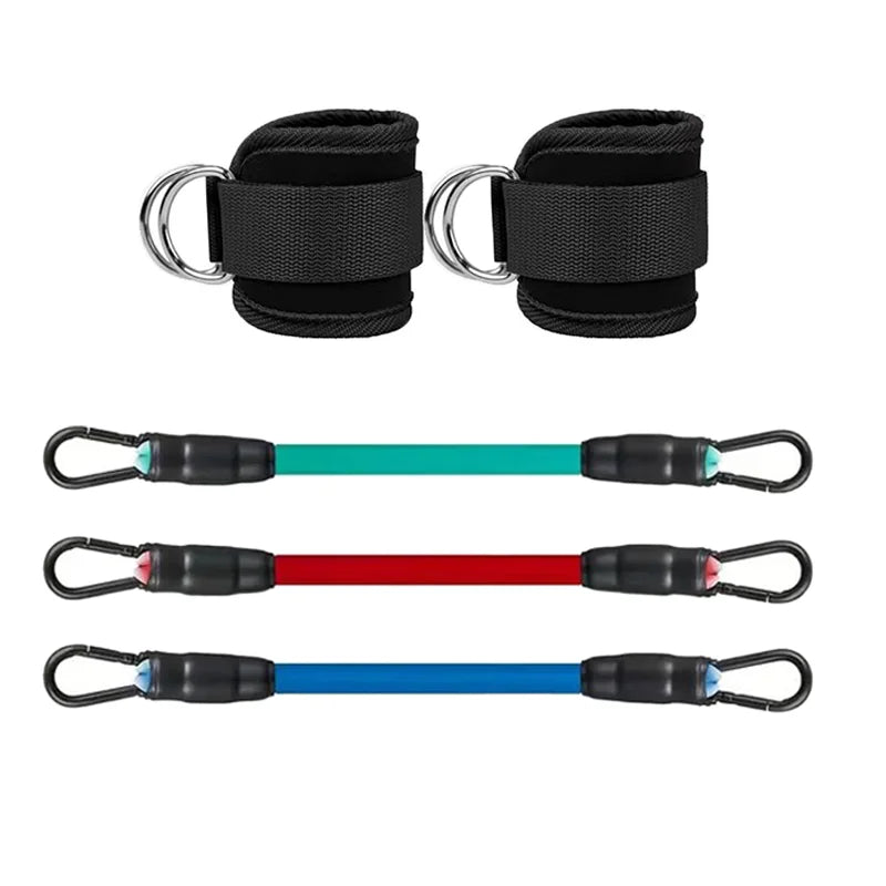 Adjustable Ankle Strap & Resistance Band Set